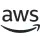 AWS logo in black.